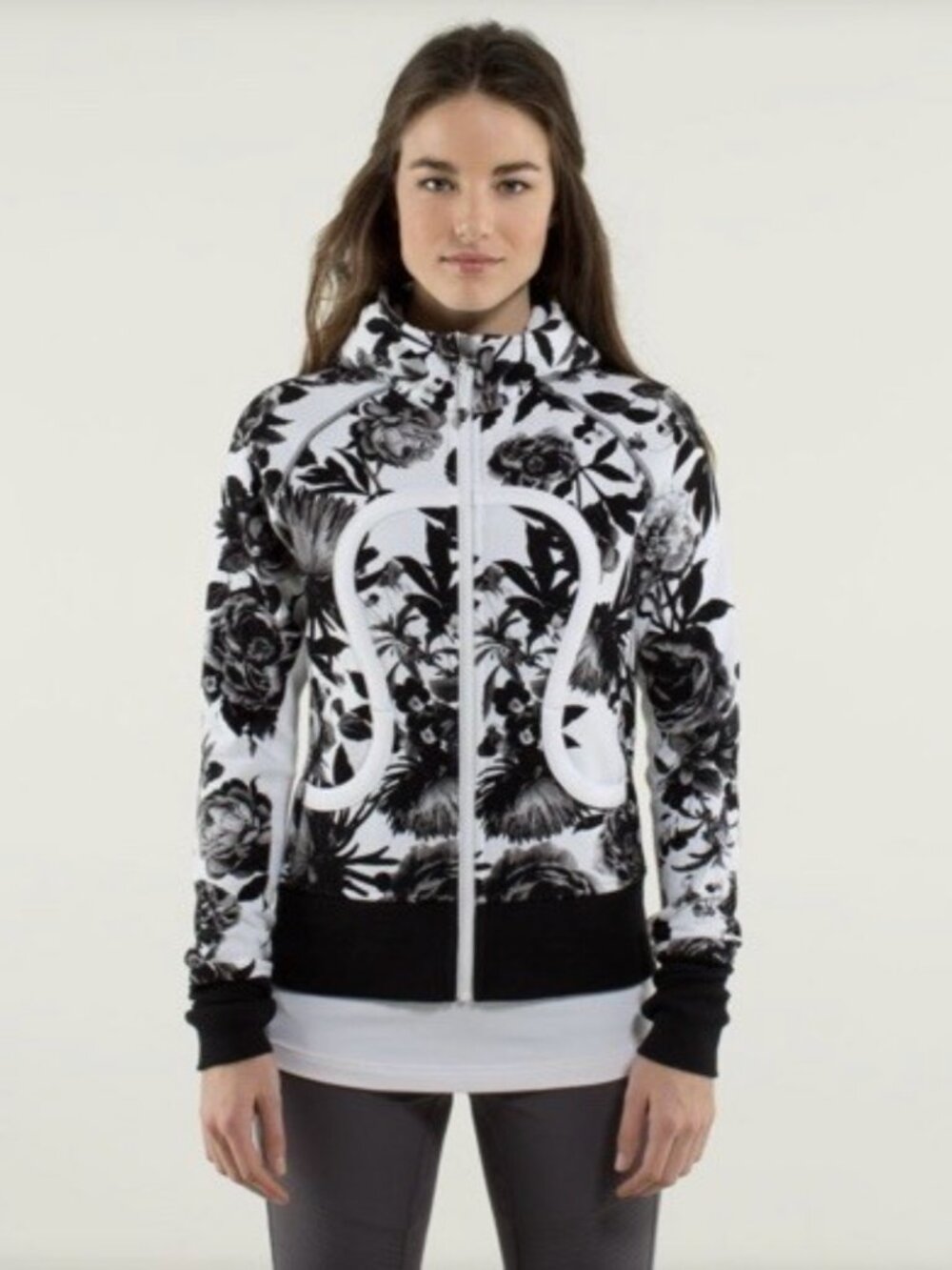 Lululemon Brisk Bloom Scuba Hoodie - Size 6